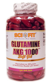 Glutamine AKG 1000 180ct